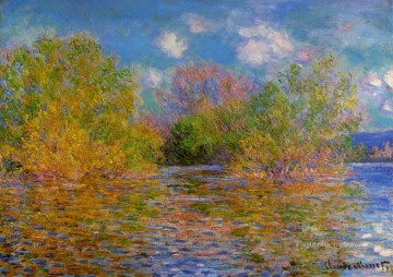  Giverny Painting - The Seine near Giverny Claude Monet 2